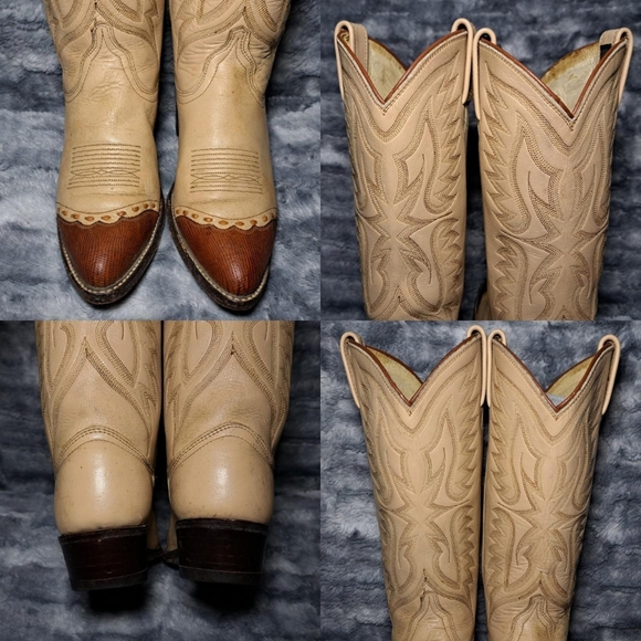 Vintage Dan Post Western Cowboy Boots - Picture 5 of 8
